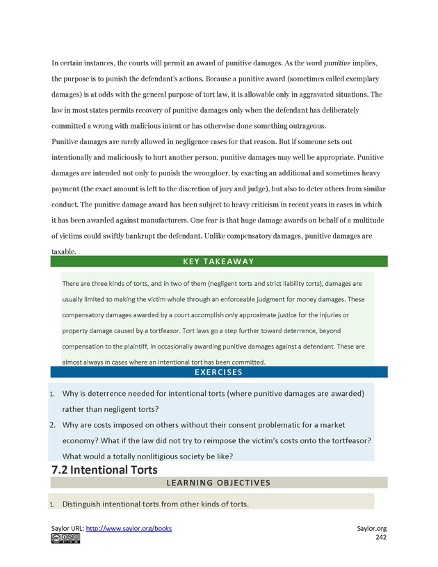 Business Law and the Legal Environment - Page 242